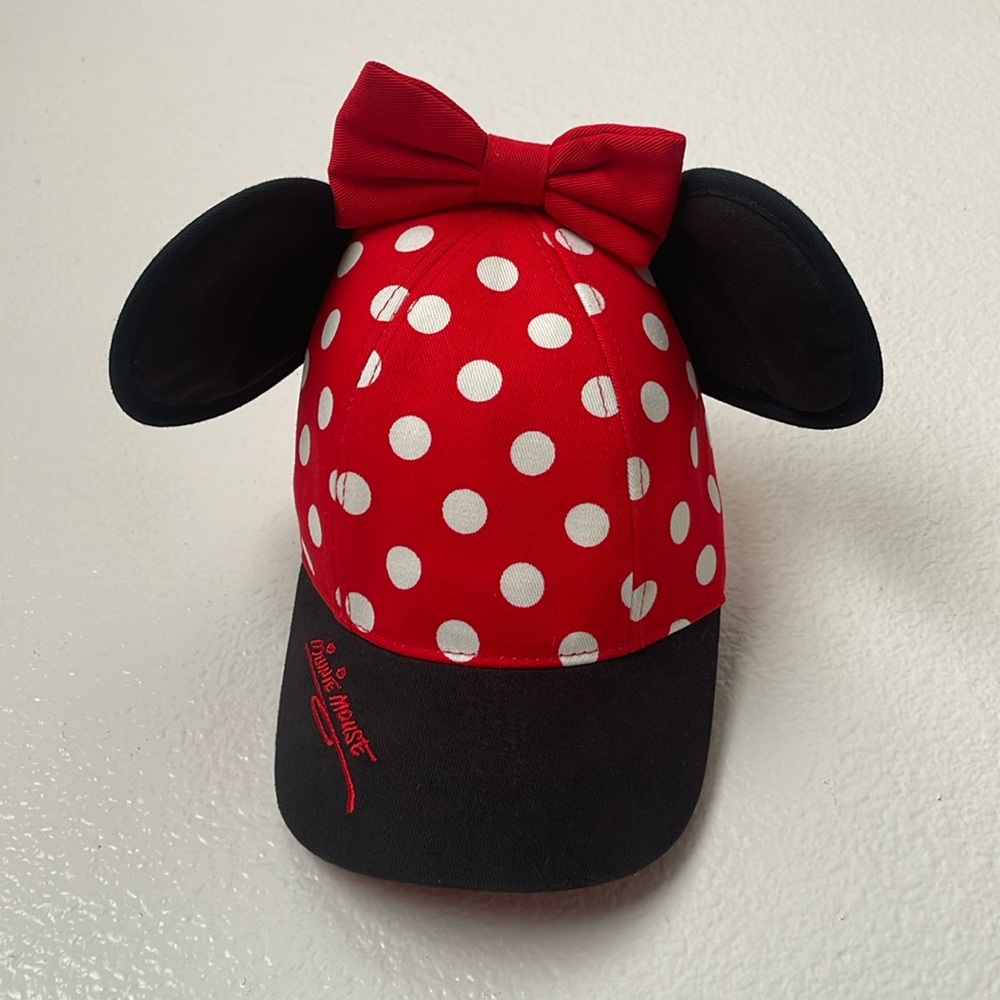 New NWT Disney Parks Disneyland Minnie Mouse ears hat youth